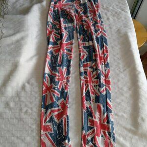 British design legging Small spandex & polyester